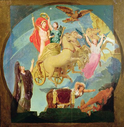 ナポレオン1世の神格化（1769-1821）1853（詳細は429032を参照） 作： Jean Auguste Dominique Ingres